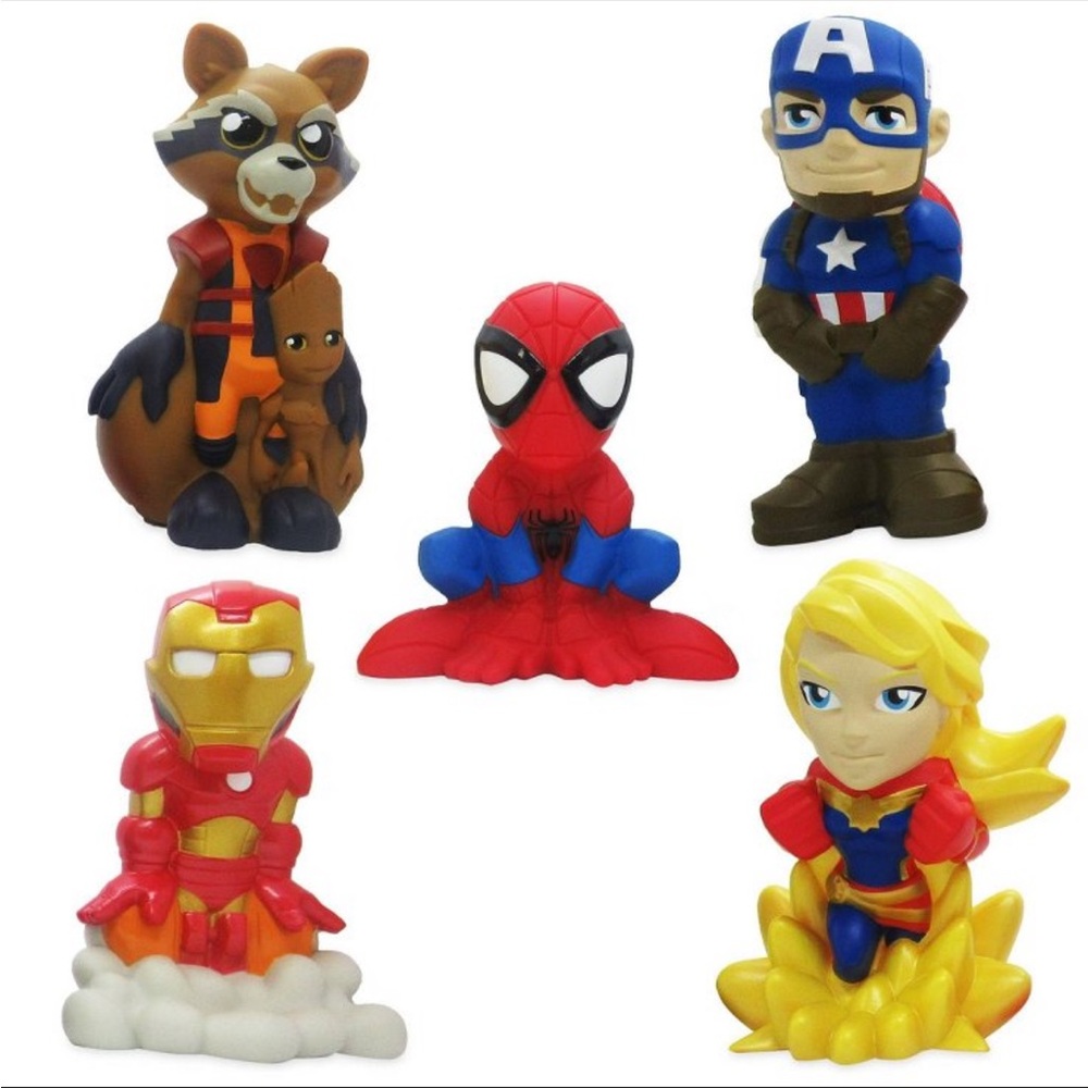 NWT Marvel Rubber Action Figures Playset - Picture 3 of 3